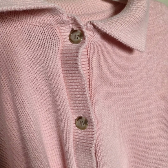 Pink Button-Up Cardigan - Picture 5 of 6
